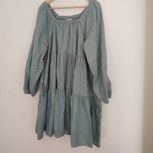 Universal thread olive green dress